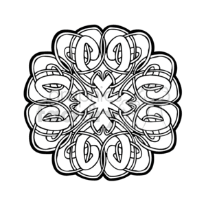 celtic design 0123w clipart. Royalty-free image # 376803