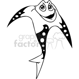 clipart - spotted star fish.
