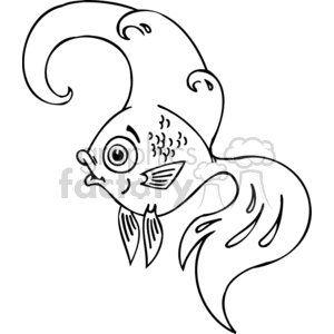 a cockatoo fish clipart. Royalty-free image # 377391