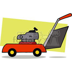 Lawn mower clipart. Royalty-free image # 379747