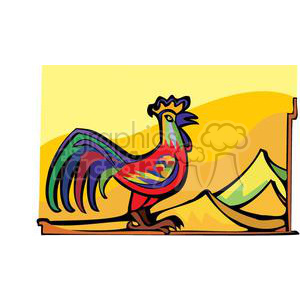 clipart - rooster.