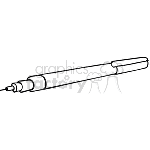 mechanical pencil back to school tool supply pen writing  clipart. Commercial use image # 382604