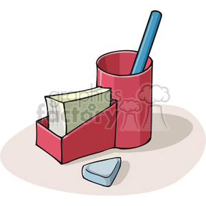 Cartoon organizing container  clipart. Royalty-free image # 382858