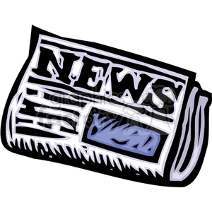 newspaper clipart. Commercial use image # 382921