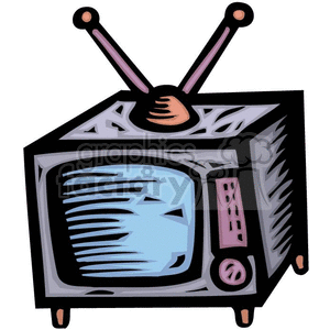 cartoon household items tv