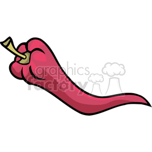 red pepper clipart. Commercial use image # 383022