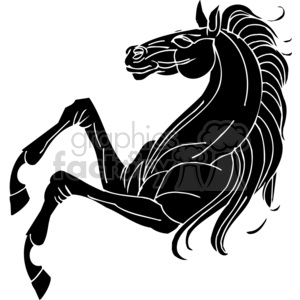bronco horse design clipart. Commercial use image # 383637