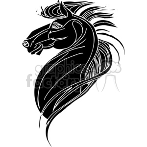 horse head clipart. Commercial use image # 383657