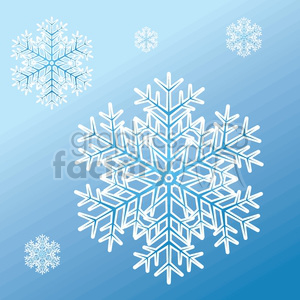 snowflakes falling background. Royalty-free background # 383724