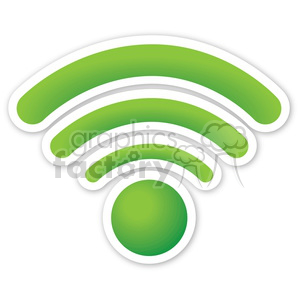 digital wireless signal clipart. Royalty-free image # 383901