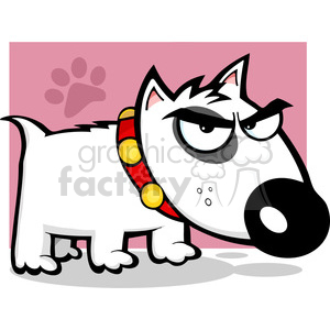 mean-little-dog clipart. Royalty-free image # 384226