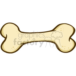 4791-Royalty-Free-RF-Copyright-Safe-Cartoon-Dog-Bone clipart. Commercial use image # 384489