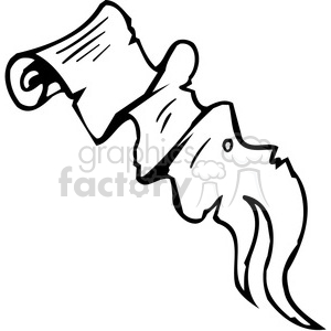 ribbons banners scroll clipart 076 .