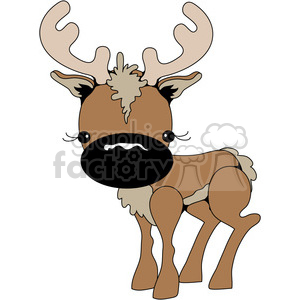 Big Nose Deer 01 clipart. Commercial use image # 388535