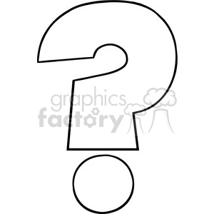 6247 Royalty Free Clip Art Cartoon Question Mark clipart. Royalty-free image # 389257