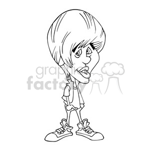 justin bieber black white clipart. Commercial use image # 393015