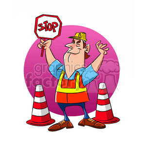 city worker cartoon character clipart. Commercial use image # 393334