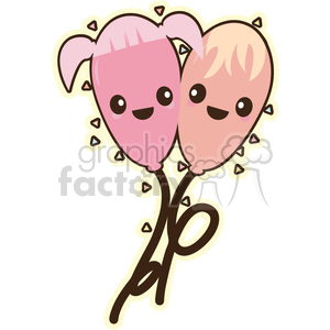 Balloons cartoon character clipart. Commercial use image # 393548