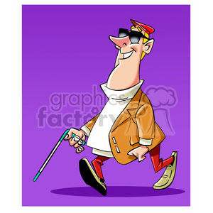 image of blind person persona ciega clipart. Commercial use image # 393999