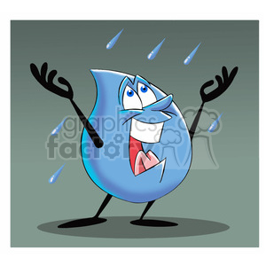 water wet water+drop mascot h2o rain weather raining rain+drop rain