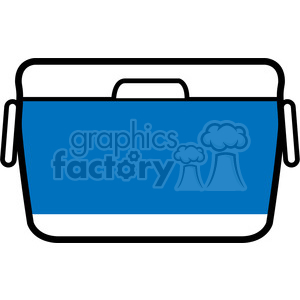 blue cooler icon clipart. Royalty-free icon # 398245