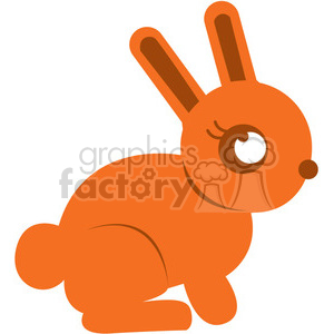 cartoon animal AB bunny rabbit bunnies orange