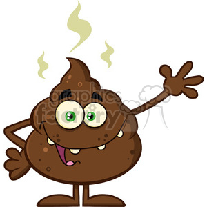 cartoon poo poop stink stinky defecate waste