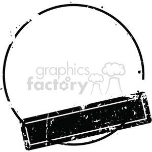 clipart - grunge weathered distressed round stamp vector art.
