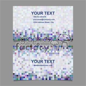 vector business card template set 069