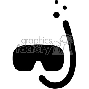 clipart - scuba mask vector icon.