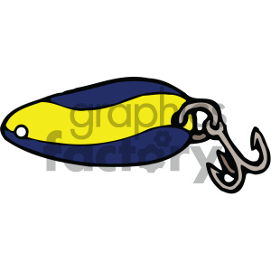 fishing lure 004 vector image clipart. Commercial use image # 405447