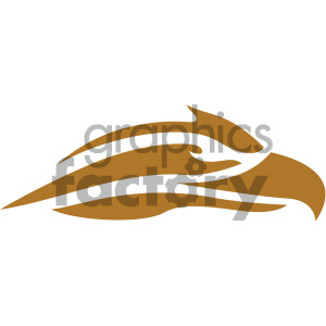 clipart - eagle head vector icon.