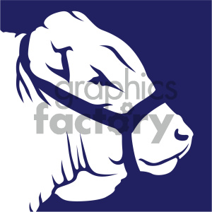 vector cattle icon clipart.