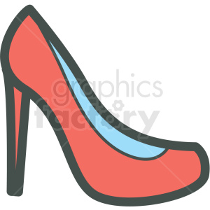 womens heels vector icon clip art