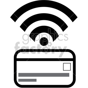 rfid debit card fintech vector icons clipart. Commercial use icon # 407085
