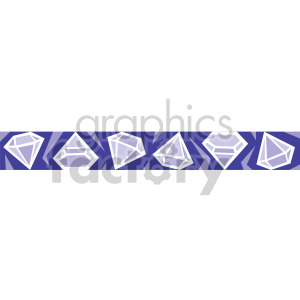 diamonds header clipart. Commercial use image # 167006