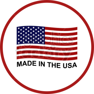 made in the usa icon clipart. Royalty-free image # 409022