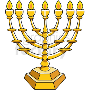 golden candlestick clipart. Royalty-free image # 409257
