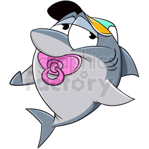baby shark cartoon clipart. Royalty-free image # 409290