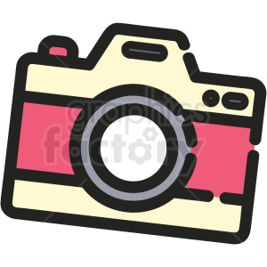 camera vector icon clipart. Commercial use image # 411212