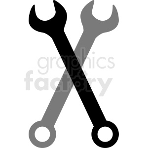 crossed wrenches clipart .