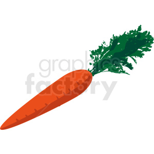 orange carrot vector clipart .