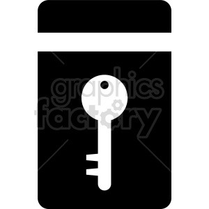 clipart - hotel key vector clipart.