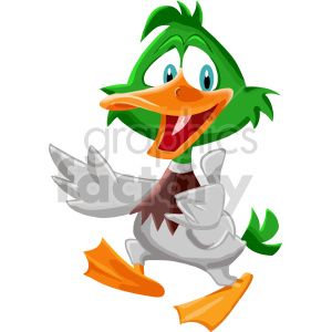 cartoon duck clipart