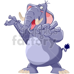 cartoon elephant clipart .