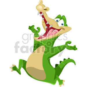 cartoon alligator clipart #417753 at Graphics Factory.