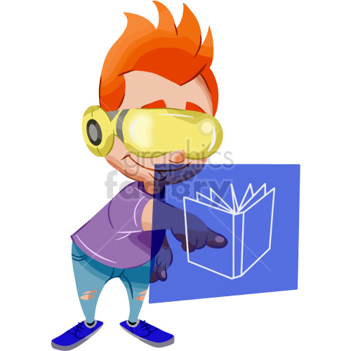 cartoon augmented reality clipart clipart. Royalty-free image # 417848