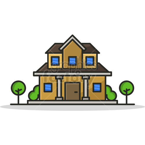 real estate icon vector clipart clipart. Commercial use image # 418180