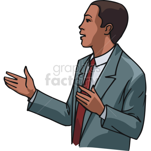 black business man clipart. Royalty-free image # 418567