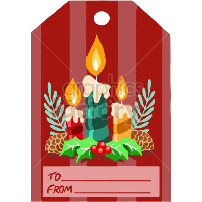 christmas gift+tags candles